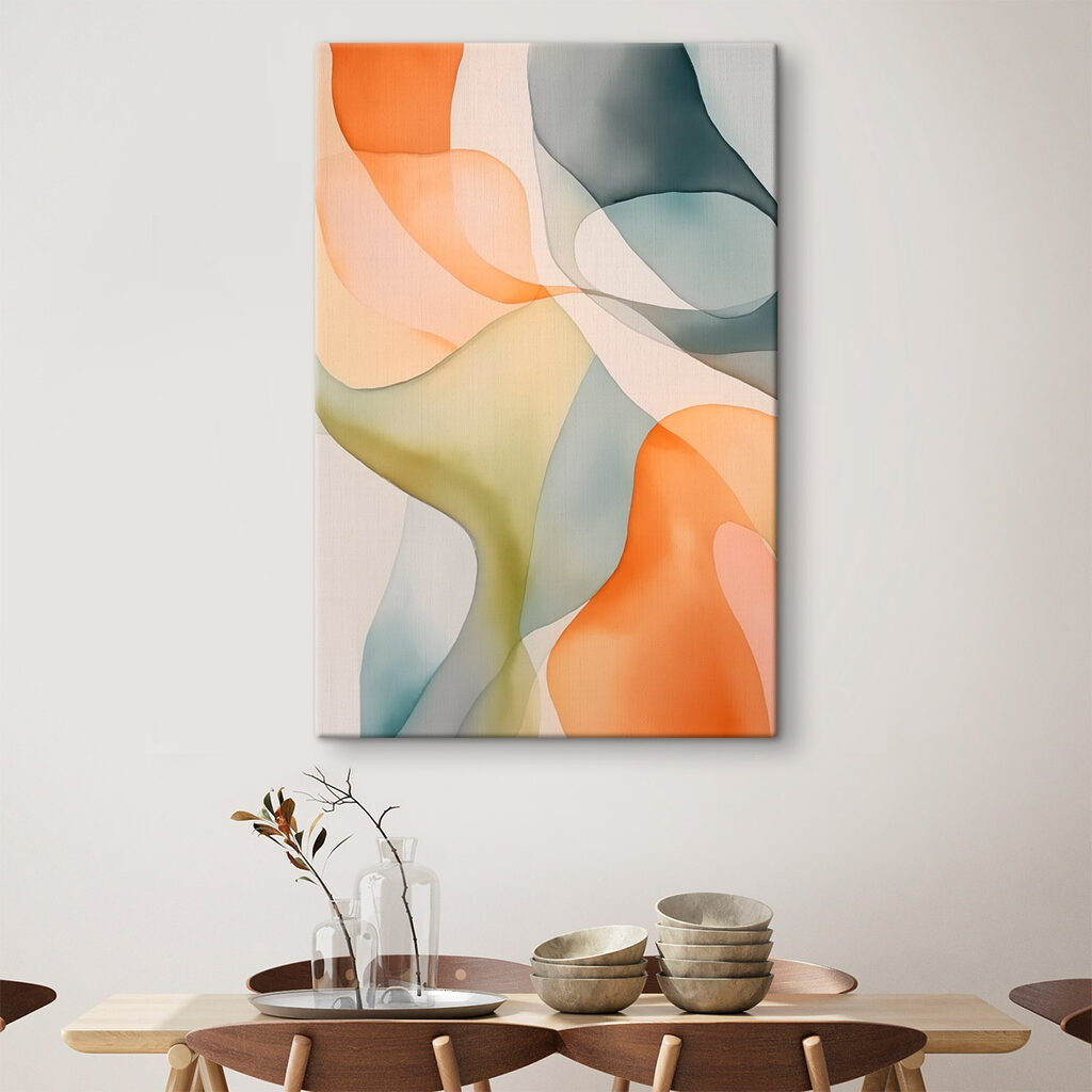 Flowing colors in gentle harmony Flowing colors in gentle harmony