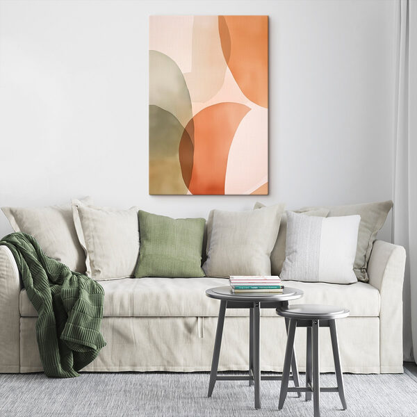 Soft hues blend in gentle harmony Soft hues blend in gentle harmony