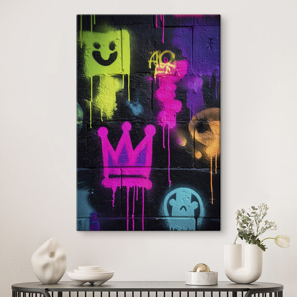 Obraz Zeď s graffiti (Katalogové číslo: s45717) Obraz Obraz Zeď s graffiti (Katalogové číslo: s45717)