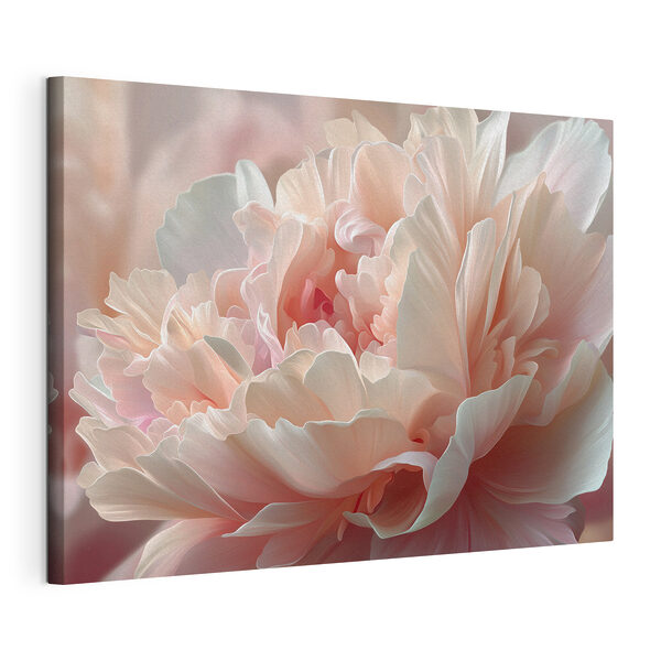 Soft petals in gentle pastel hues