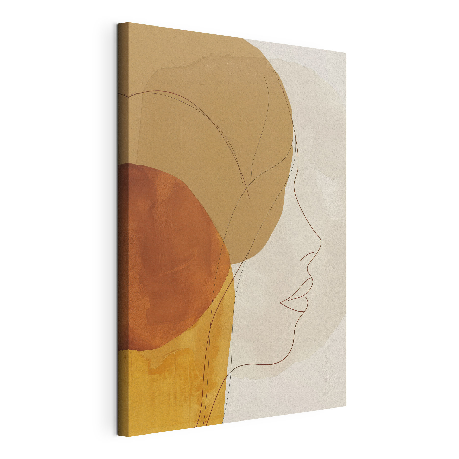 Drawing of a woman's face Drawing of a woman's face