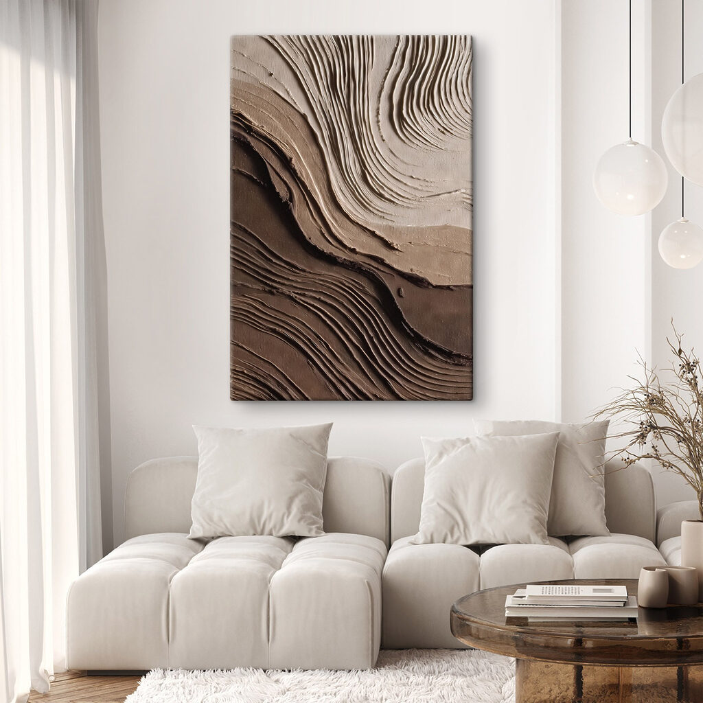 Soft, wavy texture in neutral hues Soft, wavy texture in neutral hues