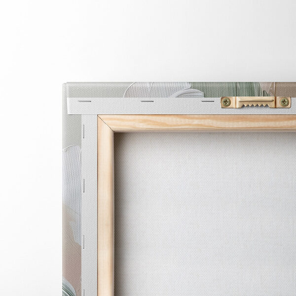 Delicate floral abstraction in soft hues