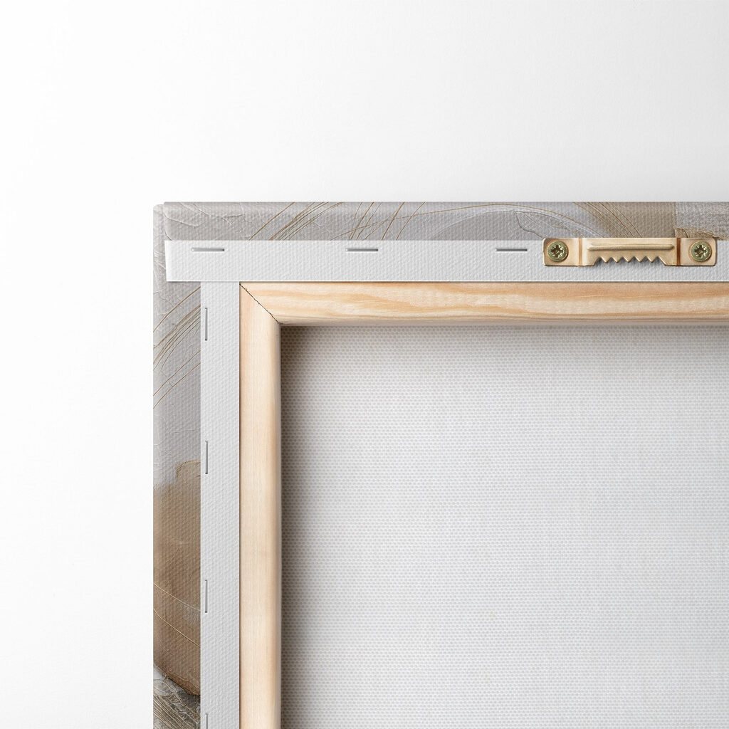 Abstract forms in soft earth tones
