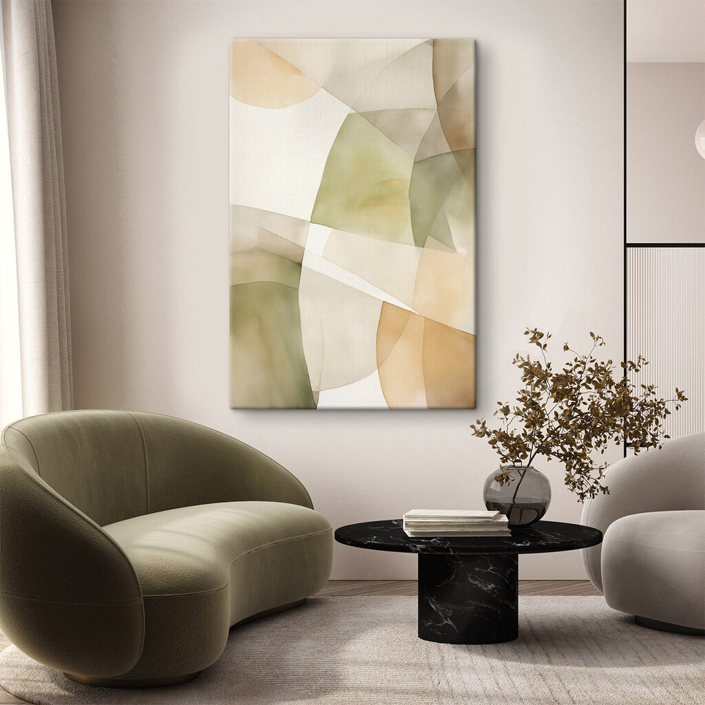 Gentle curves in soothing colors