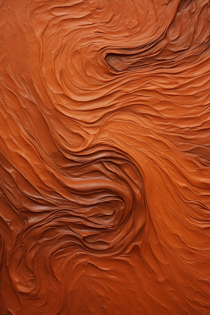 Flowing textures in warm tones