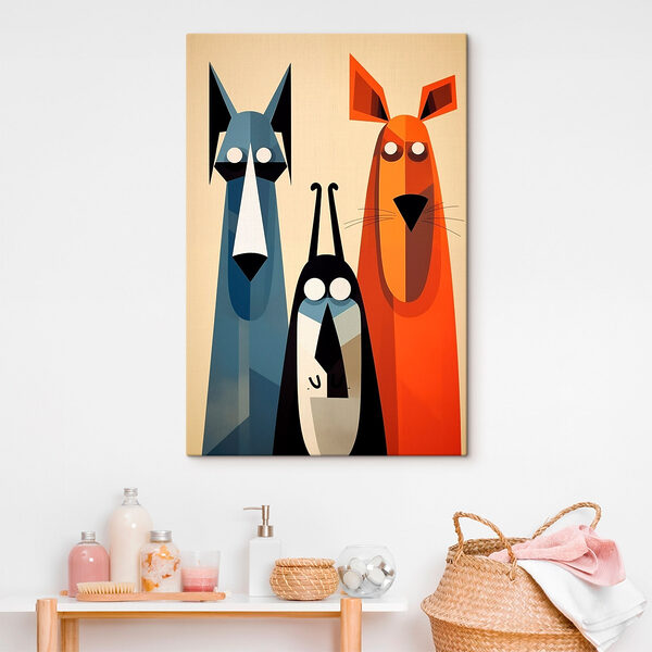 Group of cartoon animals