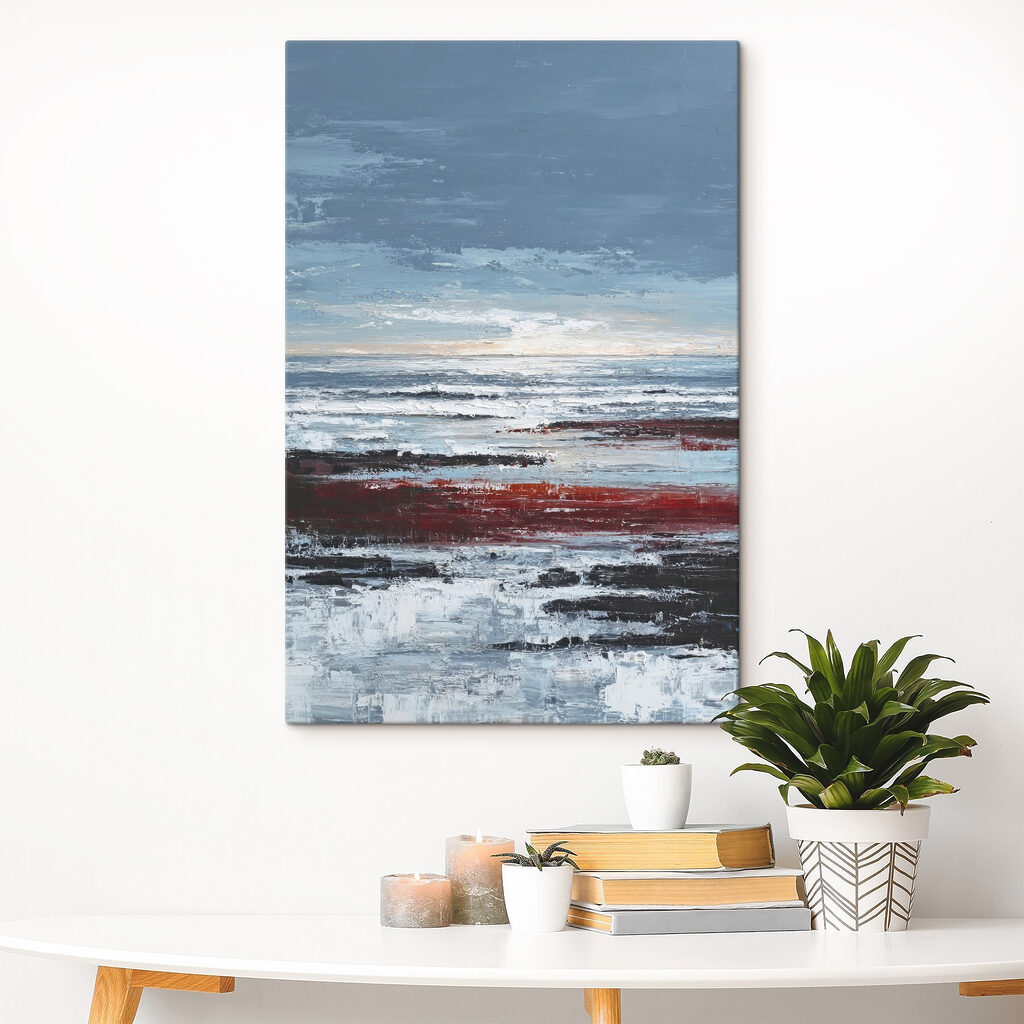 Painting of a beach