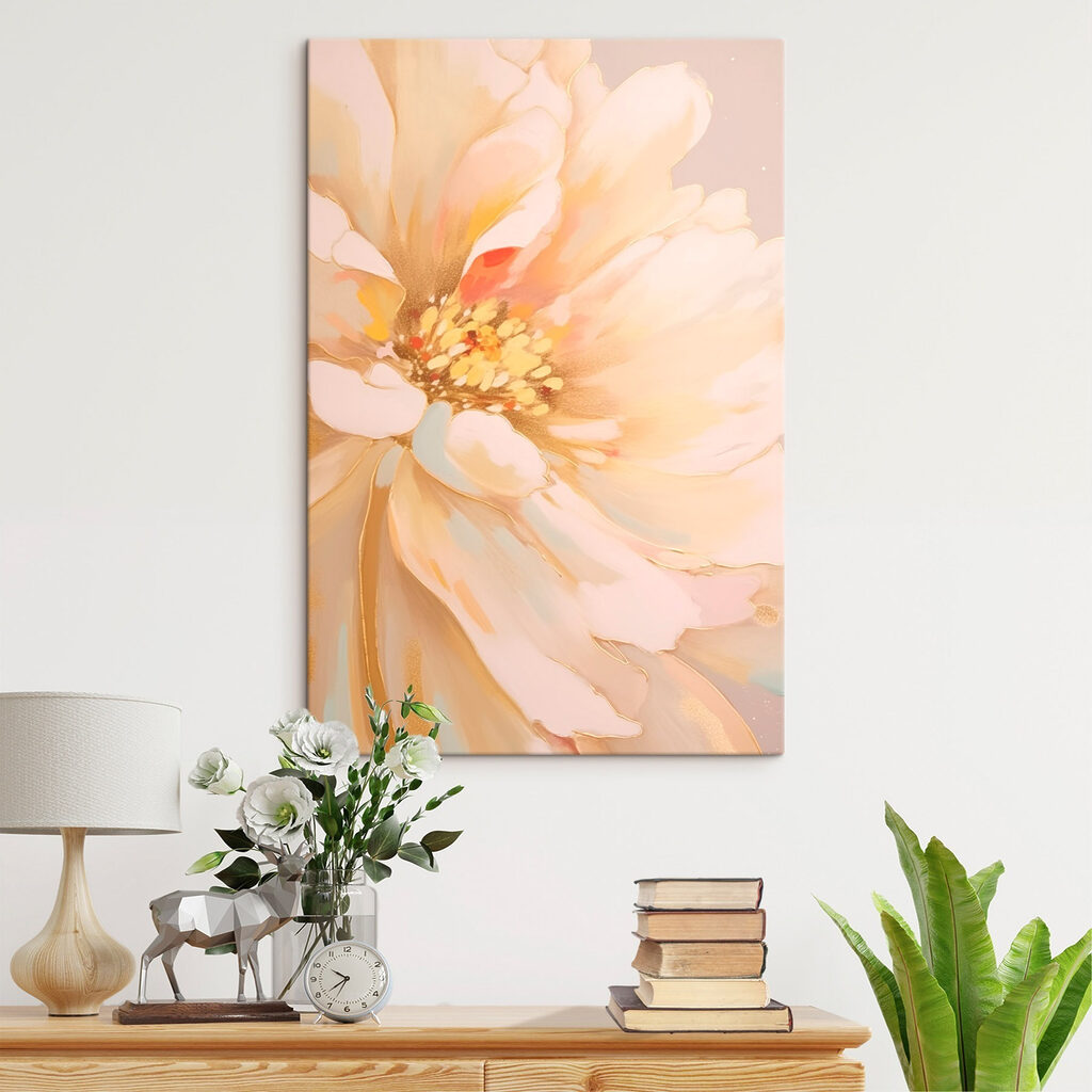 Painting of a flower Painting of a flower