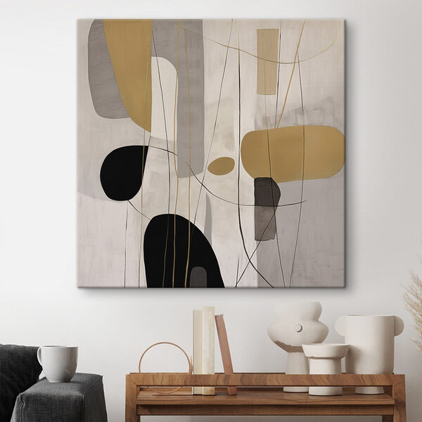 Painting of different shapes and colors