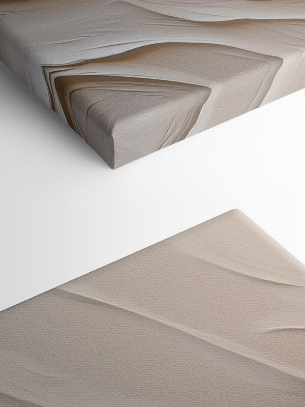 White sand with wavy lines White sand with wavy lines