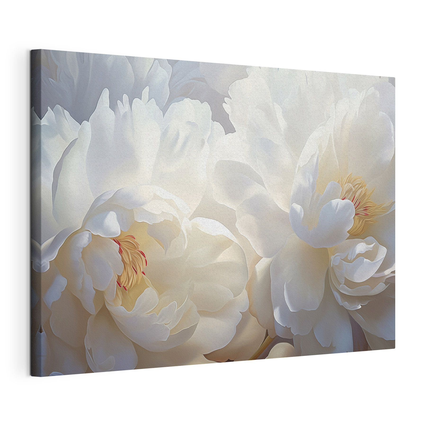 Delicate blooms embrace soft tranquility
