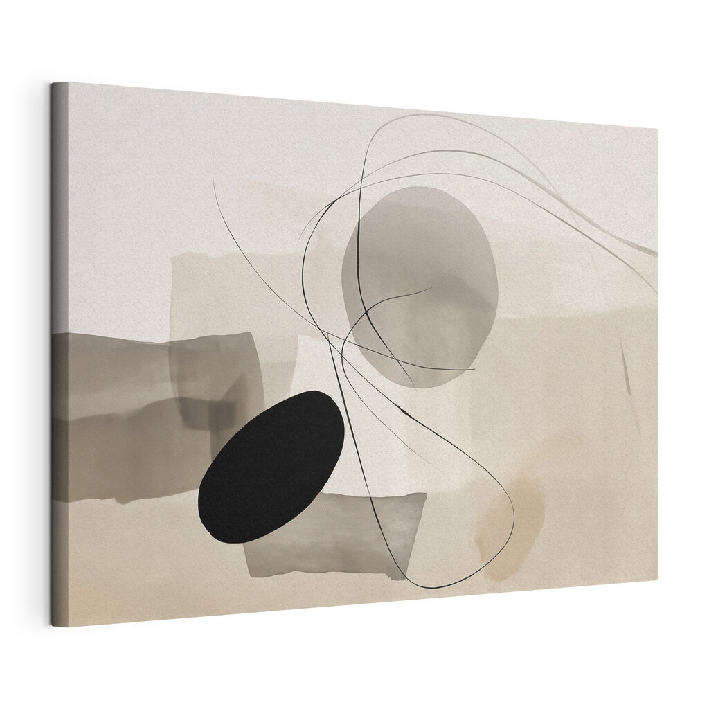 Black and white art piece