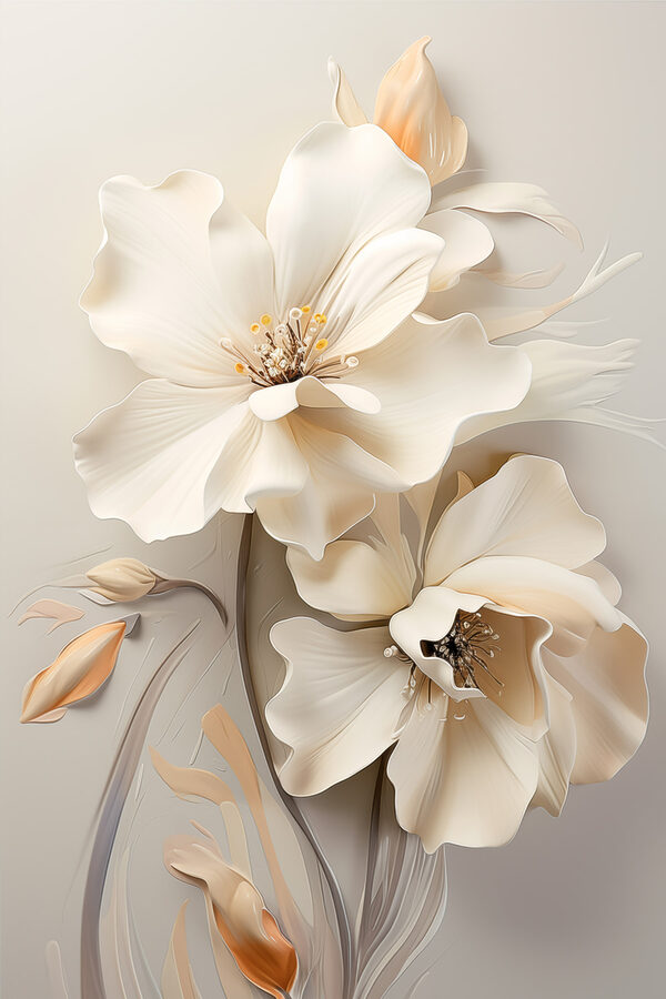 Delicate blooms in soft tones Delicate blooms in soft tones
