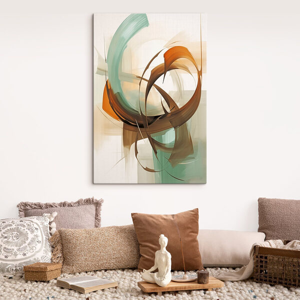Painting of a swirly circle