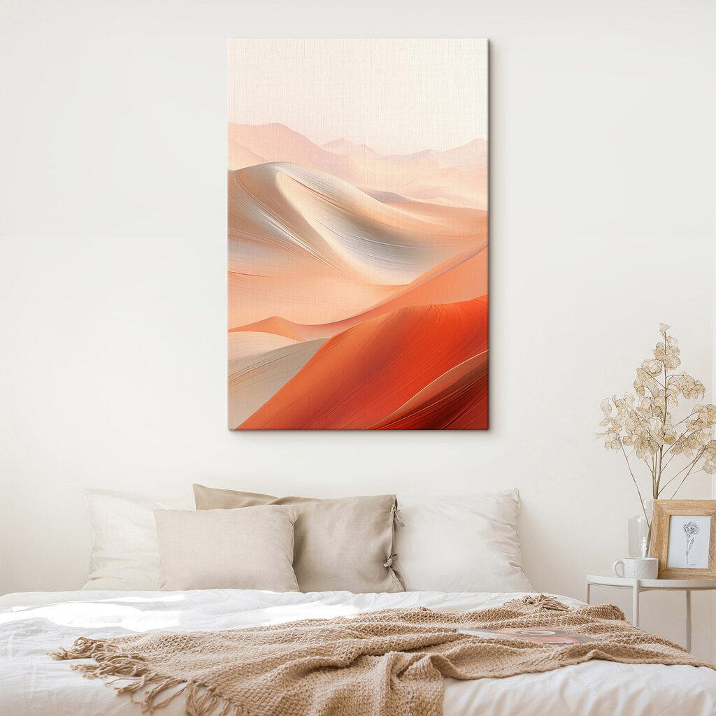 Desert landscape with sand dunes Desert landscape with sand dunes