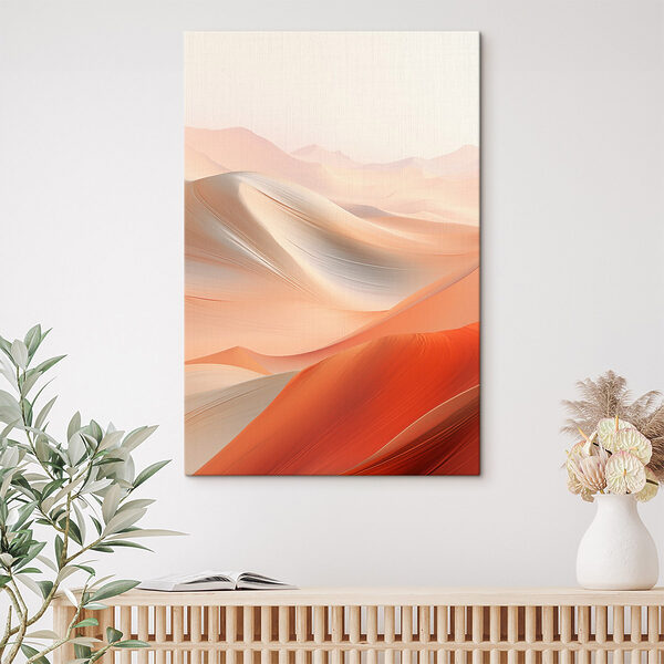 Desert landscape with sand dunes Desert landscape with sand dunes