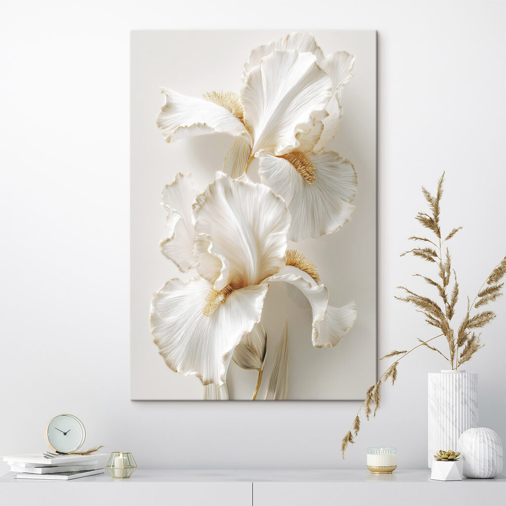 Delicate petals in soft hues