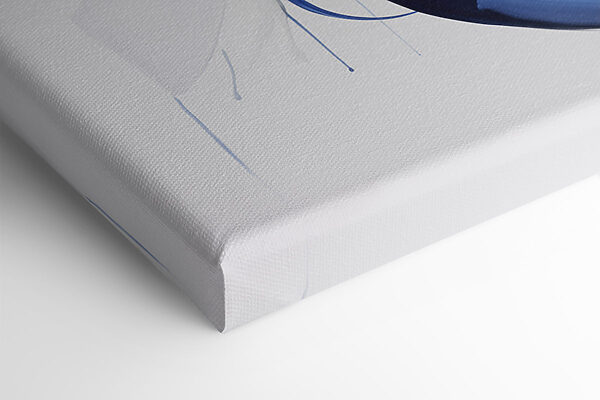 Blue and white paint