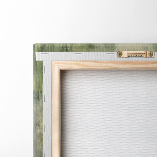 Green and white painting Green and white painting