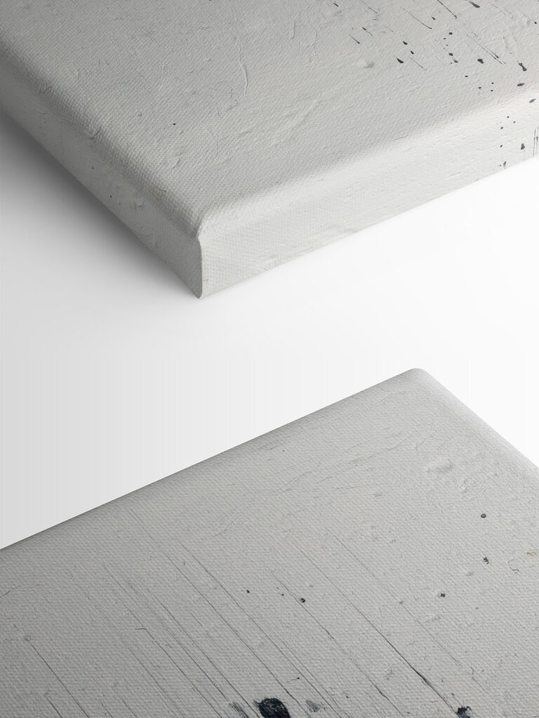 Black paint on a white surface Black paint on a white surface