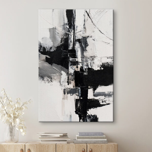 Black and white painting Black and white painting