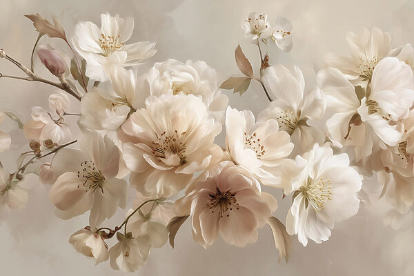 Group of white flowers