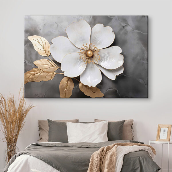 Delicate floral design with subtle elegance