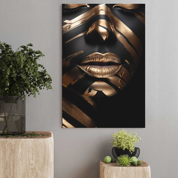 Obraz - Působivé motivy na obličeji a výrazné linie (Katalogové číslo: s47320) Obraz Obraz - Působivé motivy na obličeji a výrazné linie (Katalogové číslo: s47320)