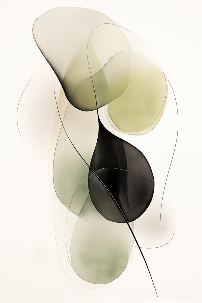 Fluid shapes in soft colors blend Fluid shapes in soft colors blend