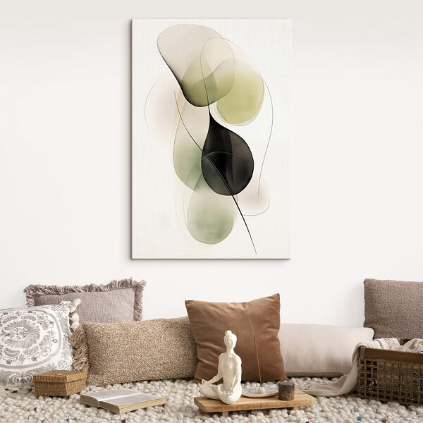 Fluid shapes in soft colors blend Fluid shapes in soft colors blend
