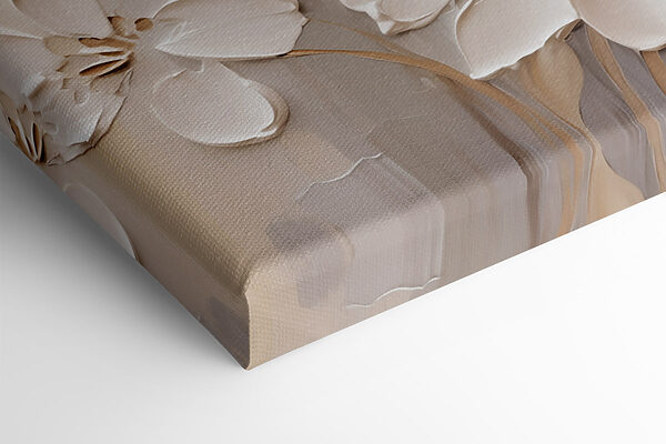 Painting of white flowers Painting of white flowers