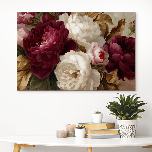 - Vibrant blooms in soft hues - Vibrant blooms in soft hues