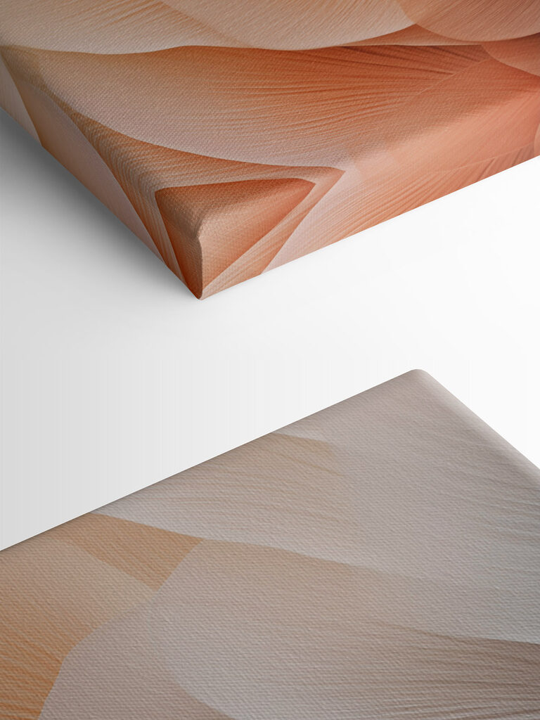 Soft hues blend in gentle waves
