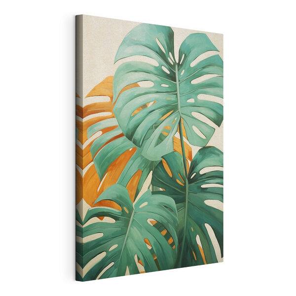 Obraz Zářivé listy navozující tropickou atmosféru (Katalogové číslo: s49468) Obraz Obraz Zářivé listy navozující tropickou atmosféru (Katalogové číslo: s49468)