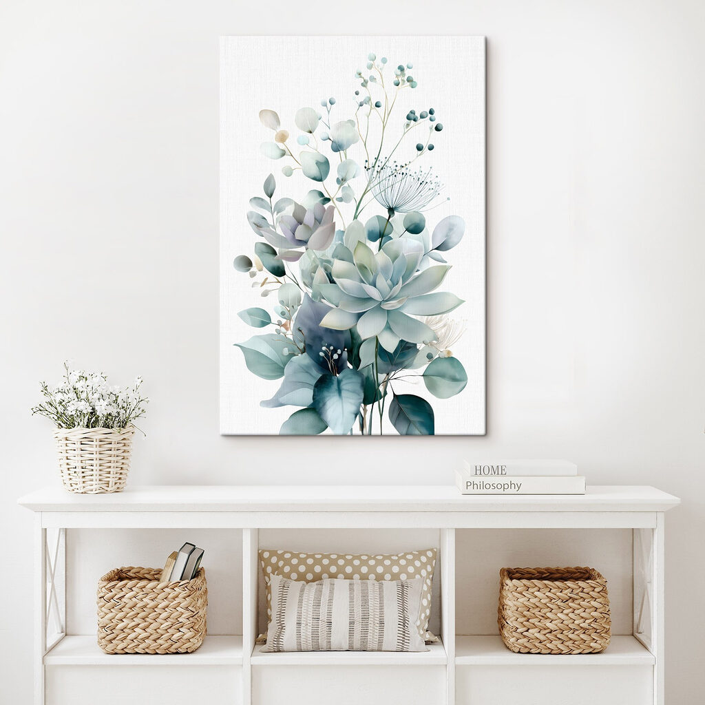 Delicate blooms in soft hues