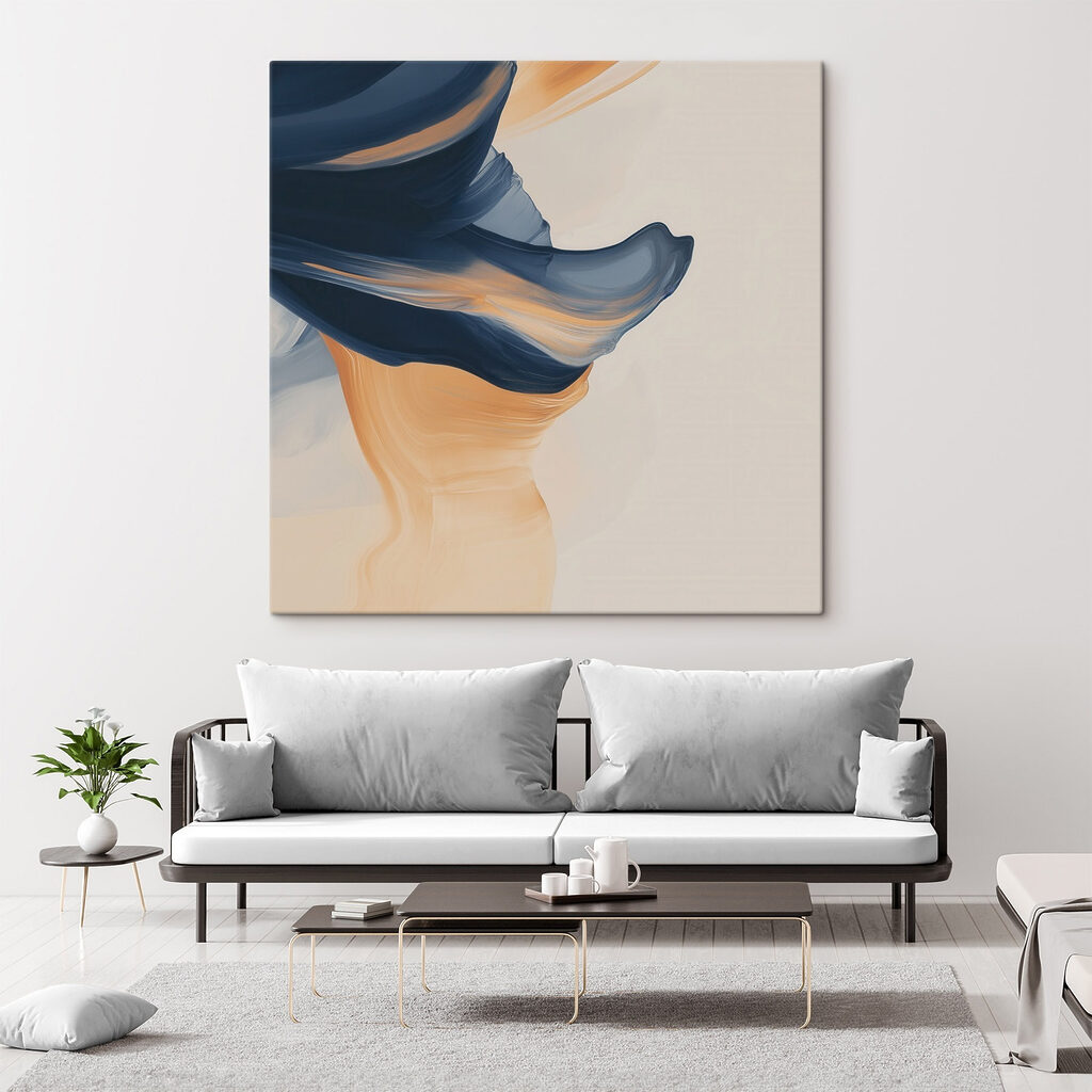 Flowing colors in soft harmony