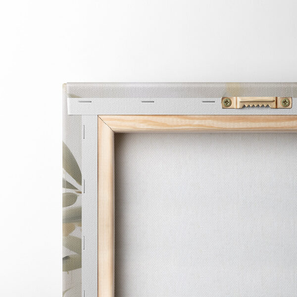 Painting of flowers and leaves