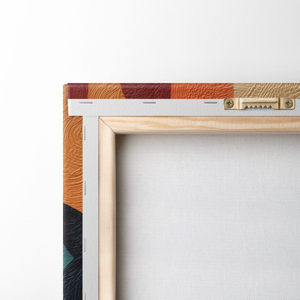 Painting of a woman's face and flowers