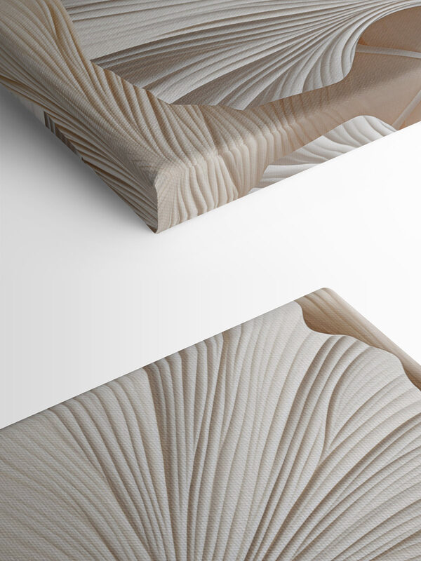 Nature-inspired textured leaf design Nature-inspired textured leaf design