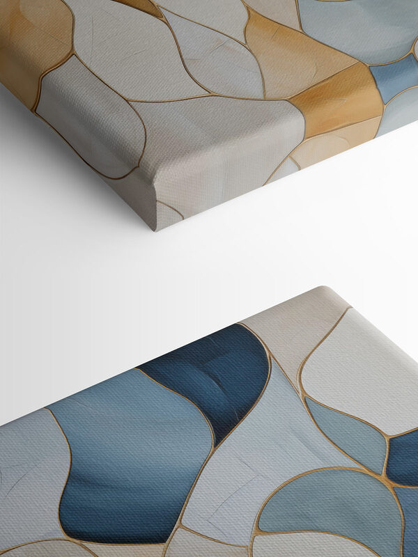 Flowing patterns in soothing tones