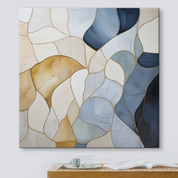 Flowing patterns in soothing tones