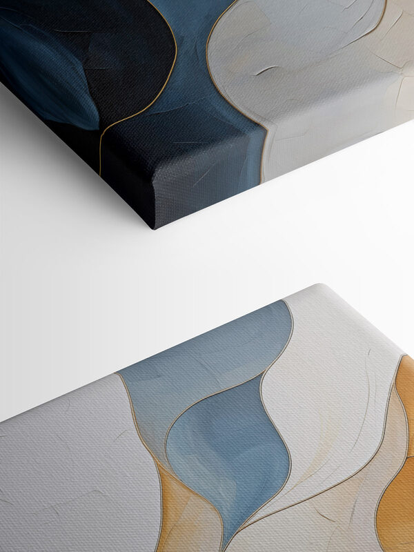 Flowing colors in abstract harmony