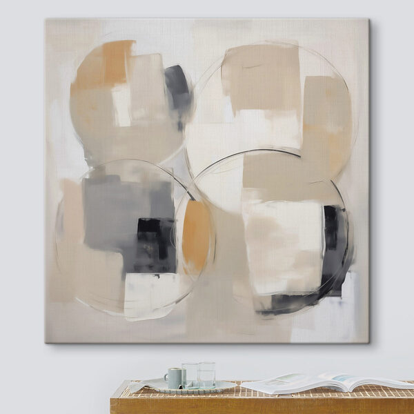 Painting of circles and circles Painting of circles and circles