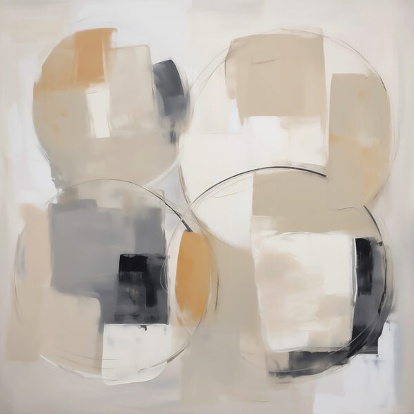 Painting of circles and circles Painting of circles and circles