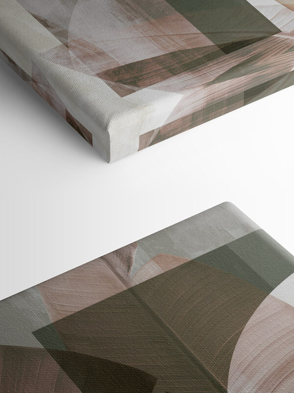 - Elegant leaves in soft tones - Elegant leaves in soft tones