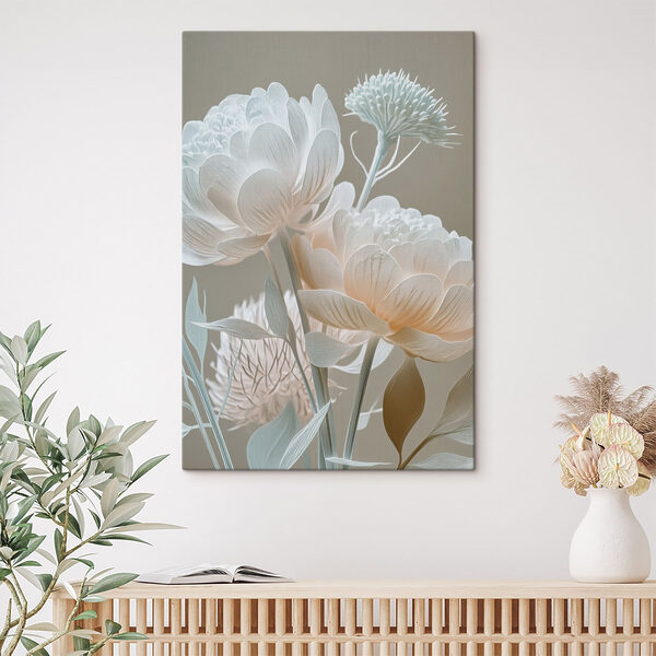 Delicate blooms in soft pastel tones