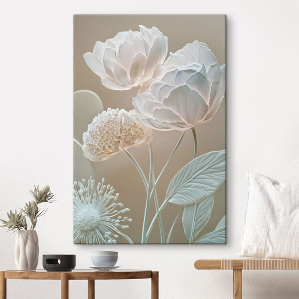 Delicate blooms in soft hues