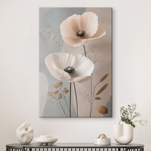 Delicate blooms in soft hues