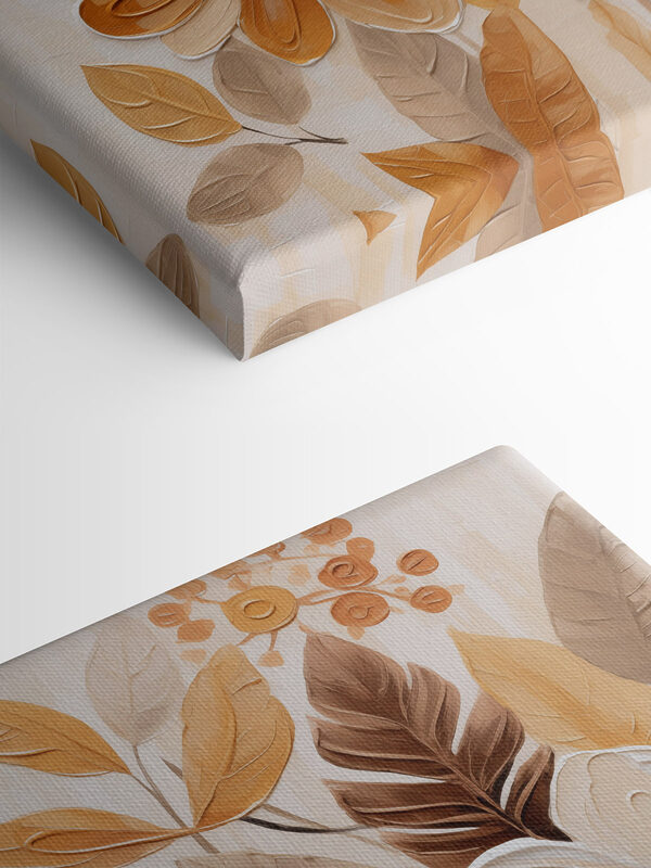 Painting of flowers and leaves Painting of flowers and leaves